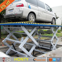 6m height hydraulic electric stationary scissor lift table 2 ton